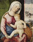 Giovanni Bellini La Madonna col Bambino Spain oil painting artist